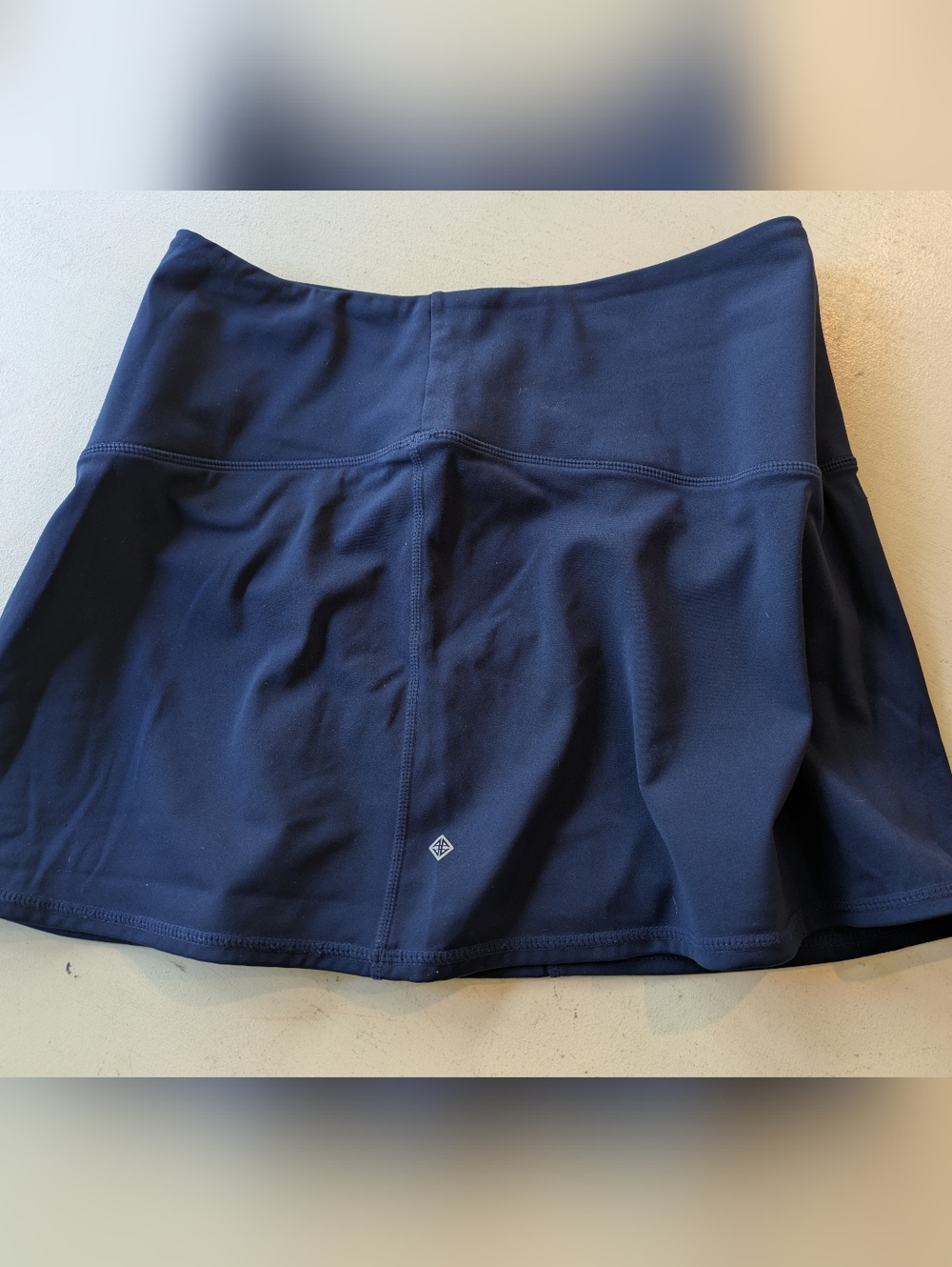 Navy Active Skirt Skort  with Built-In Shorts